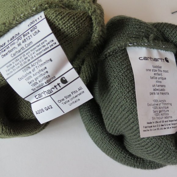 Carhartt Beanie Handmade in USA Pom Cap Set main image 6